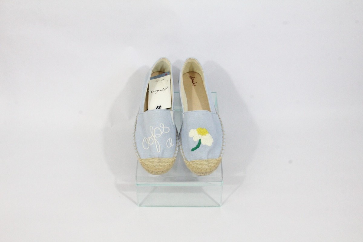 Joules Shelbury Espadrille Flats sz 9 Women NEW Daisy Flower  display picture 1