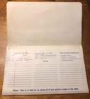 Harley Davidson MOTORCYCLE PAPERS Envelope Capitol Harley Lansing MI ...