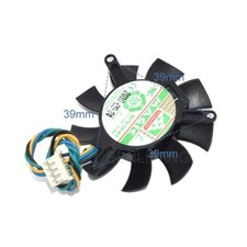 New Graphics Card Fan MGT5012XR-W10 MGT5012XB-W10 Diameter 45mm Hole Pitch 39mm
