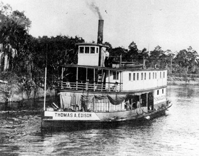 THOMAS A. EDISON, Fahrgastschriff, 1904.  Modellbauplan