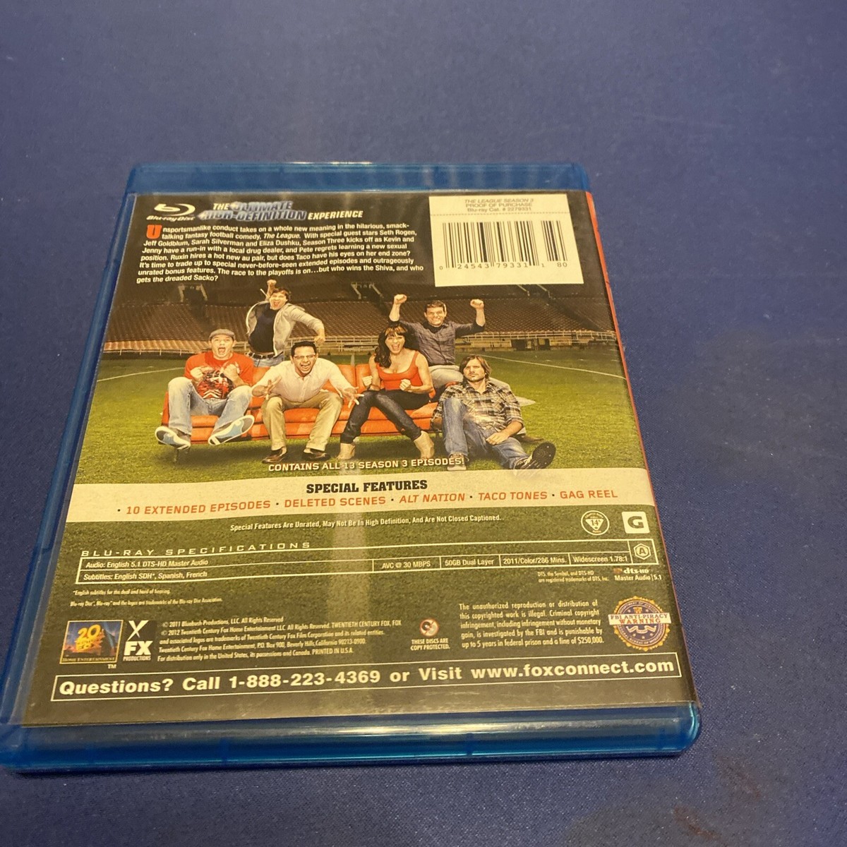The League: The Complete Season Three (Blu-ray Disc, 2012, 2-Disc