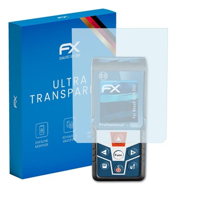 atFoliX 2x Displayschutzfolie für Bosch GLM 500 Schutzfolie klar Folie