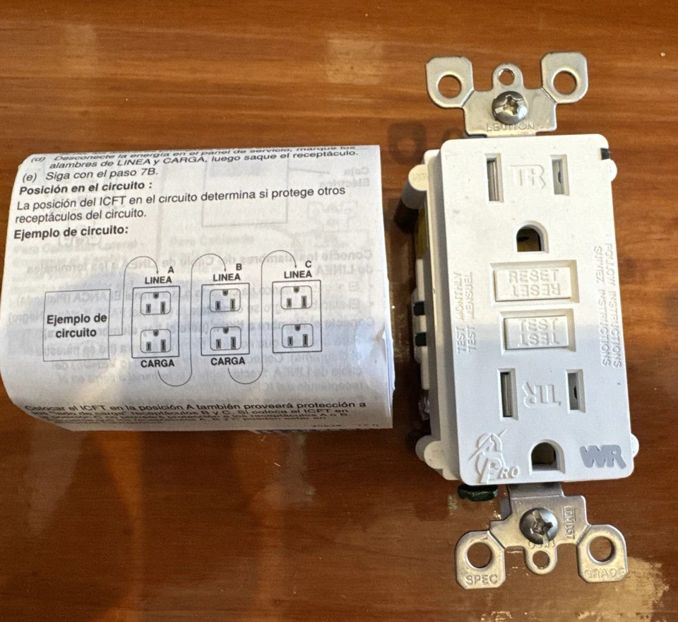 NIB! LEVITON Smartlockpro W7599-TKW 15A-125V For Outdoor Use - Image 2 of 4