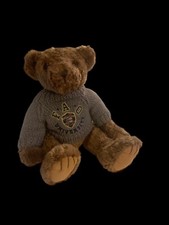 FAO Schwartz Plush Collector Varsity Brown Teddy Bear 16"
