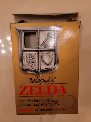 The Legend of Zelda Nintendo NES TM 5 SCREW 1st Print Box Complete