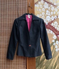 Vintage 90  s Gianni Versace Couture One Button Blazer Jacket Size 38