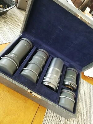 Wollensak Fastax-Raptar Lens Set of 4 In Case Military Gray | eBay