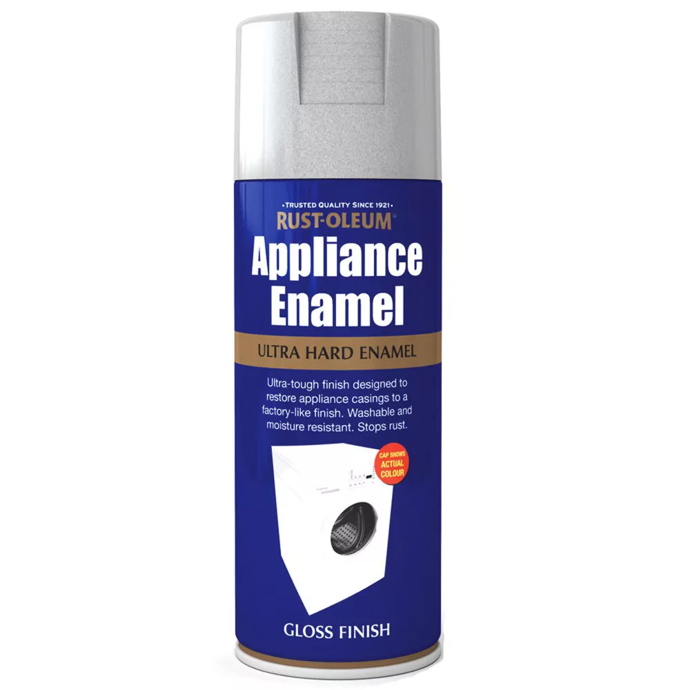 Rust Oleum Appliance Enamel Stainless Steel Gloss Spray Paint 400ml