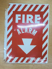 Fire Alarm Metal 2-Sided Sign