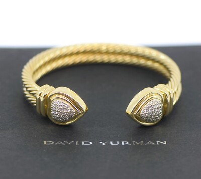 David Yurman Diamant 18K Gelbgold Armband