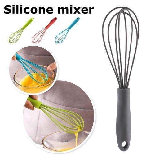 Mini Silicone Whisk Set Egg Beater For Whisking Beating Cooking GX Ba S6U5 V8K9