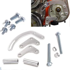 RJSPHH SBC Power Steering Pump Bracket 350 V-Belt Slotted Adjustable LWP 305 ...