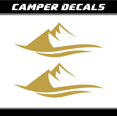 Camper Aufkleber Bergen sticker Wohnwagen caravan hobby burstner adria LMC