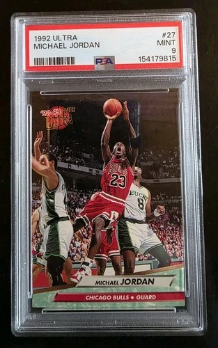 Michael Jordan 1992-93 Fleer Ultra #27 PSA 9 Mint Chicago Bulls HOF GOAT