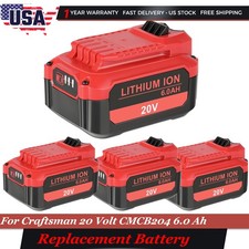 For Craftsman 20 Volt 6.0Ah Lithium Ion Battery 20V CMCB205 CMCB204 CMCB202 New