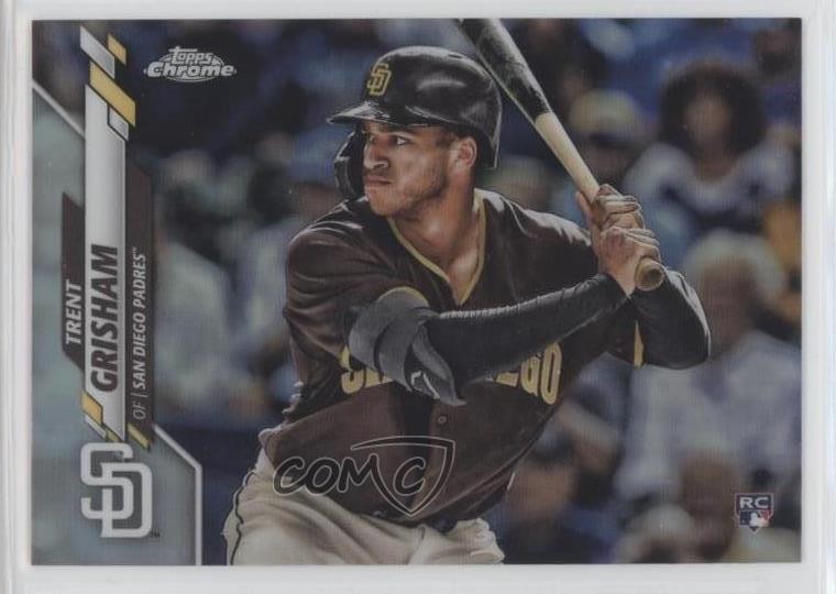 2020 Topps Chrome Refractor Trent Grisham #101 Rookie RC
