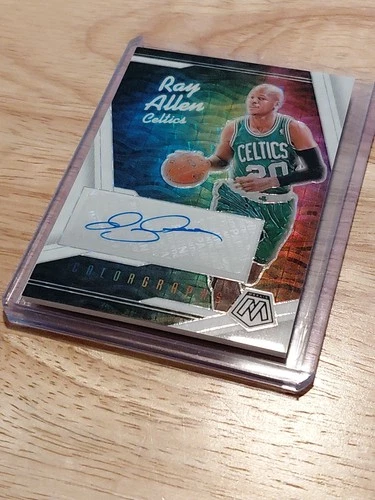 2024-25 Panini Mosaic Color Graphs Ray Allen Mosaic Prizm Auto /25 SSP Celtics