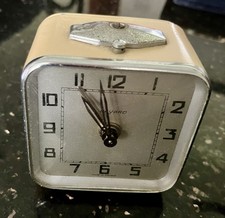 Sveglia da viaggio francese BAYARD art deco vintage con custodia originale 