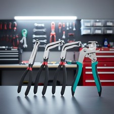 Multi-functional Car Clip Pliers Set High-carbon Steel - 4 Tools Included