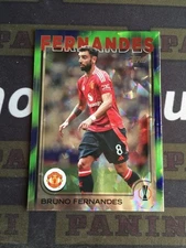 2024-25 Topps UEFA Bruno Fernandes Northern lights Foil SSP Manchester United