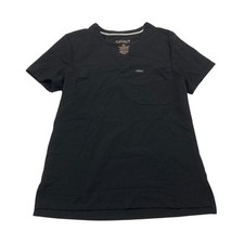 Spirit Scrubs Black Short Sleeve Scrubs Top Women's Size XS