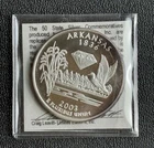 1oz 999 Silver Round Arkansas 2003 1 OZ US 50 State Silver Commemorative