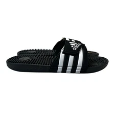 Adidas Adissage Core Black Cloud White Slides F35580 Men's Sizes 10 - 13