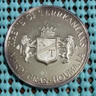 2001 Krewe of TERREANIANS (Houma) / UniFace .999 FINE SILVER Mardi Gras Doubloon
