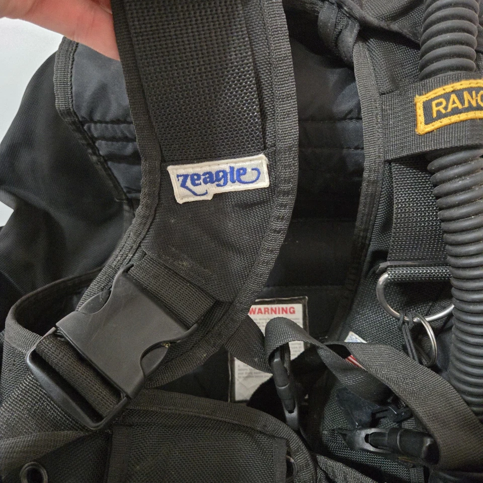 Zeagle Ranger BC BCD Peso Integrado Rip Cord Arnés Ala Montaje Lateral Foto 4 de 4