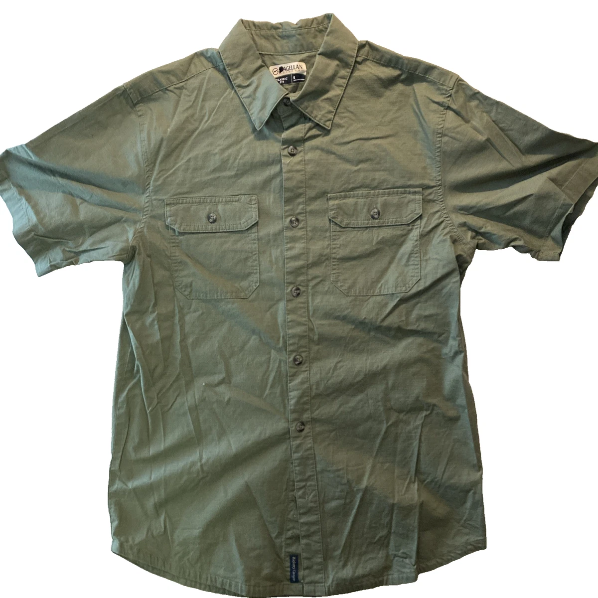 Chemise homme MAGELLAN Fish Gear coupe décontractée L/S ventilée taille