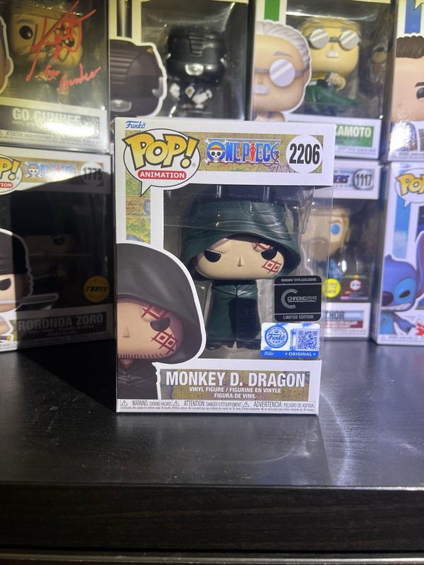 Funko Pop! Animation One Piece Monkey D. Dragon Chrono Toys Exclusive #2206