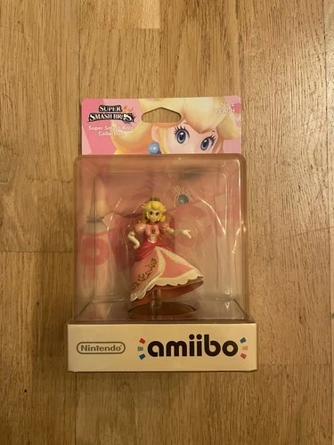 Amiibo N°2 Princess Peach - Leg Less - Super Smash Bros - Defect BOX - 1st Print