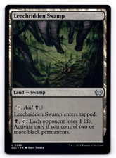 Leechridden Swamp NM Commander: Duskmourn: House of Horror 286 MTG Regular