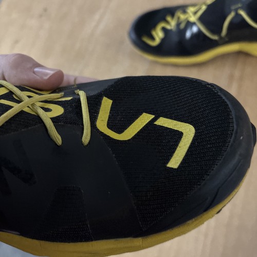 La Sportiva VK Black Yellow Trail Mountain Hiking Running Shoes Mens Size 10.5 - Picture 8 of 24