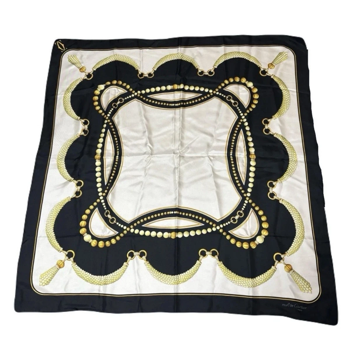 Cartier Silk Scarves & Wraps Black for Women for sale | eBay