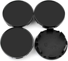 Set of 4 85mm(3.35inch) Wheel Center Hub Caps Black for Nissan Titan Armada 2004