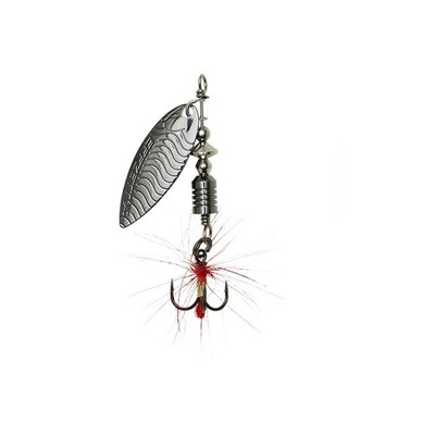 DAM Effzett Spinner UV Gr. 4 / 10g Gold Blinker Kunstköder Spiner Forellenköder