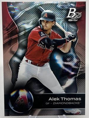 Alek Thomas - 2023 Bowman Platinum Ice Foil Pattern-#17 Arizona Diamondbacks