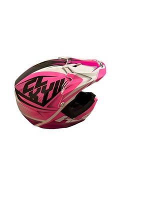 HJC Youth Dirt Bike Helmet Pink Youth Large. NEW FREE SHIPPING