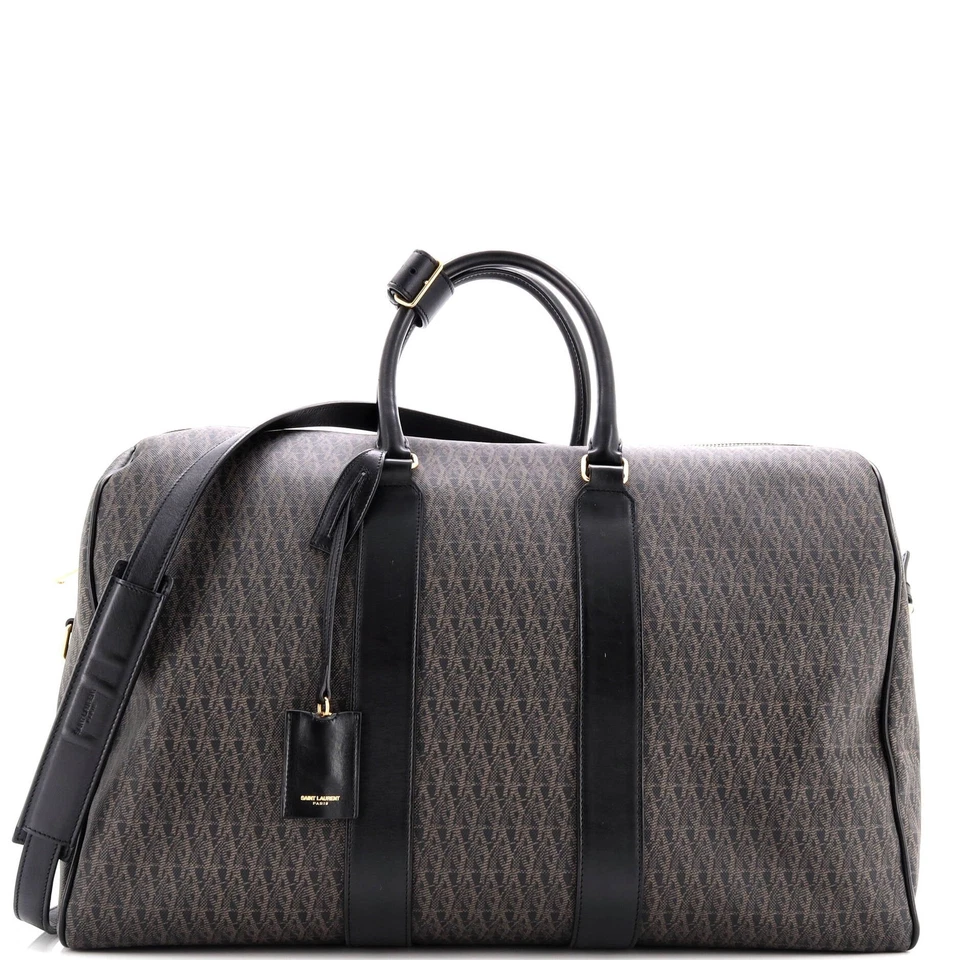 Saint Laurent Classic Duffle Bag Monogram Canvas 24