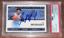 2019 Panini Contenders Ja Morant Signed Autographed Card RC #2 Draft Class PSA