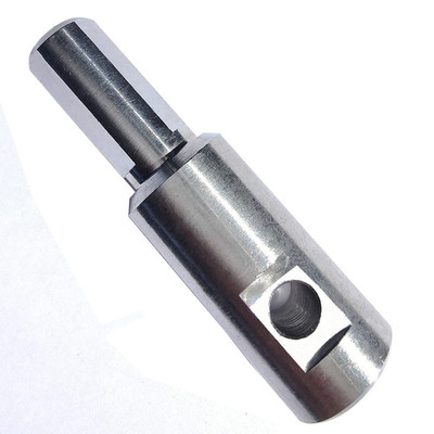 Stainless Steel Ice Auger Drill Adapter | 1/2  Chuck | Fits Strikemaster Eskimo