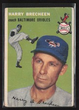 1954 Topps #203 Harry Brecheen - VG