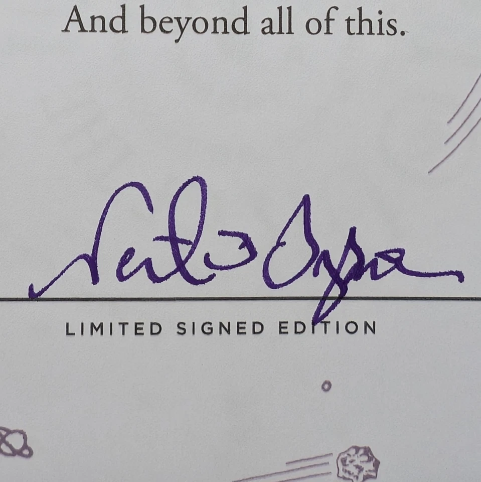 Neil deGrasse Tyson Signed Merlin's Tour of the Universe Autographed 1st Ed Book Foto 4 de 4
