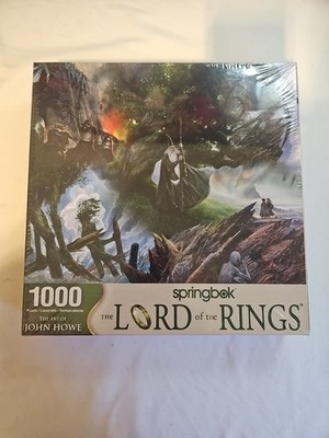 NEW - LORD OF THE RINGS SPRINGBOK JIGSAW PUZZLE 1000PC ART OF JOHN HOWE 2018 USA