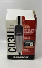 Samson C03U Multi-Pattern USB Studio Condenser Microphone Not Tested