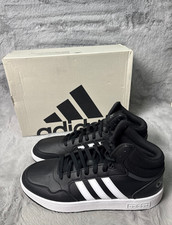 Adidas Hoops 3.0 Mid Classic Vintage Men's Shoes 12 Core Black-Cloud White