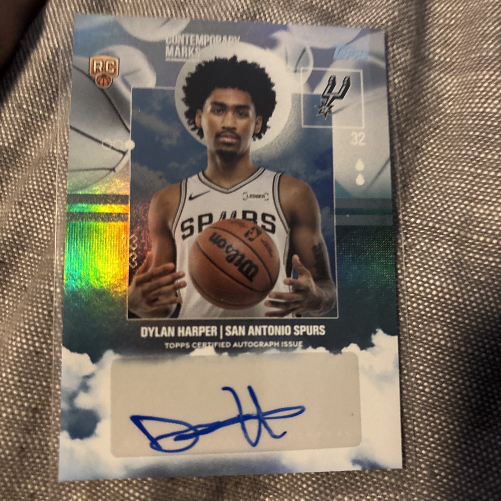 2025-26 Topps Flagship Dylan Harper RC Rookie Contemporary Marks Auto Rare