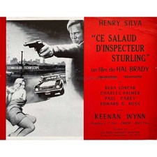FRAME UP French Herald/Trade Ad 2p - 10x12 in. - 1968 - Emilio Miraglia, Heny Si