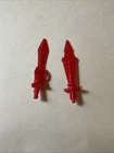 G1 Transformers Accessories Original Dinobot Swords Snarl & Sludge